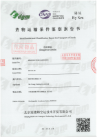 Identification report of cargo transportation conditions